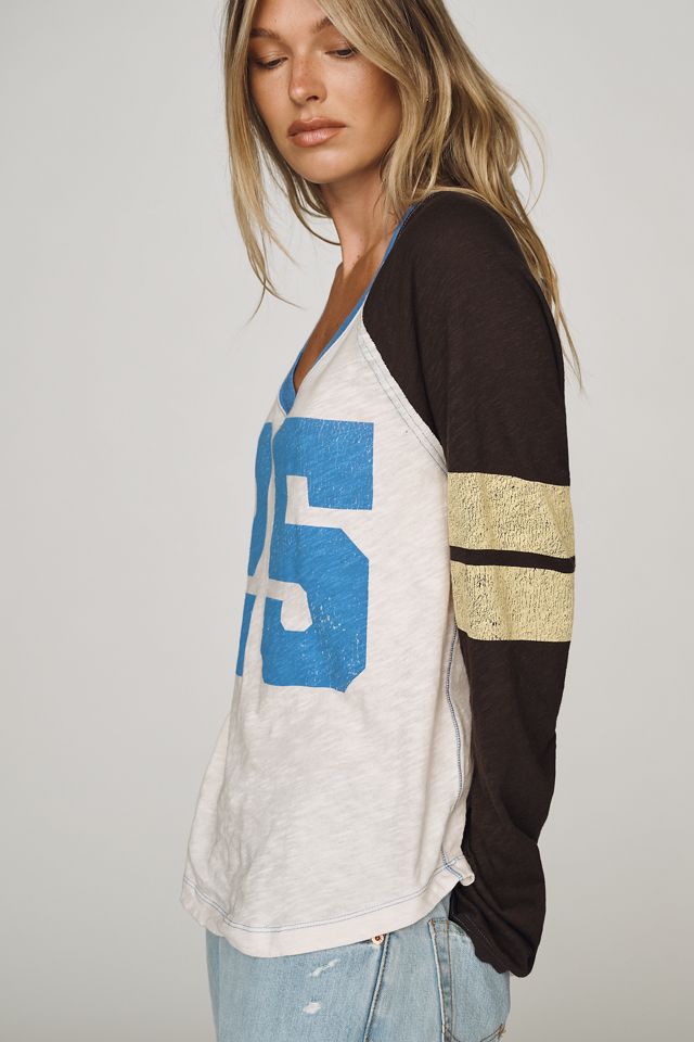 Pilcro 100% Cotton Long-Sleeve Varsity Shirt #1