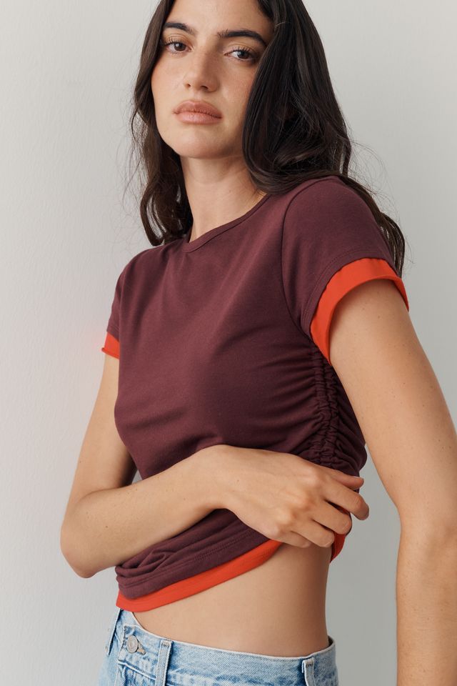By Anthropologie T-Shirt Baby Evan Arricciata #3