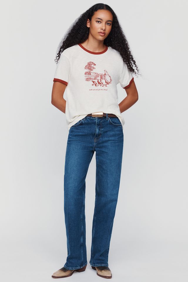 Pilcro Cotton Heritage 100% Cotton Ringer Tee #2