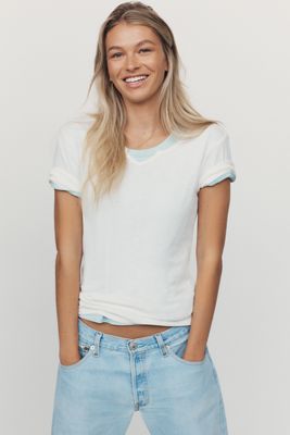 Pilcro Notched Tee