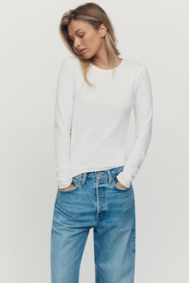 By Anthropologie Evan Long Sleeve Tee