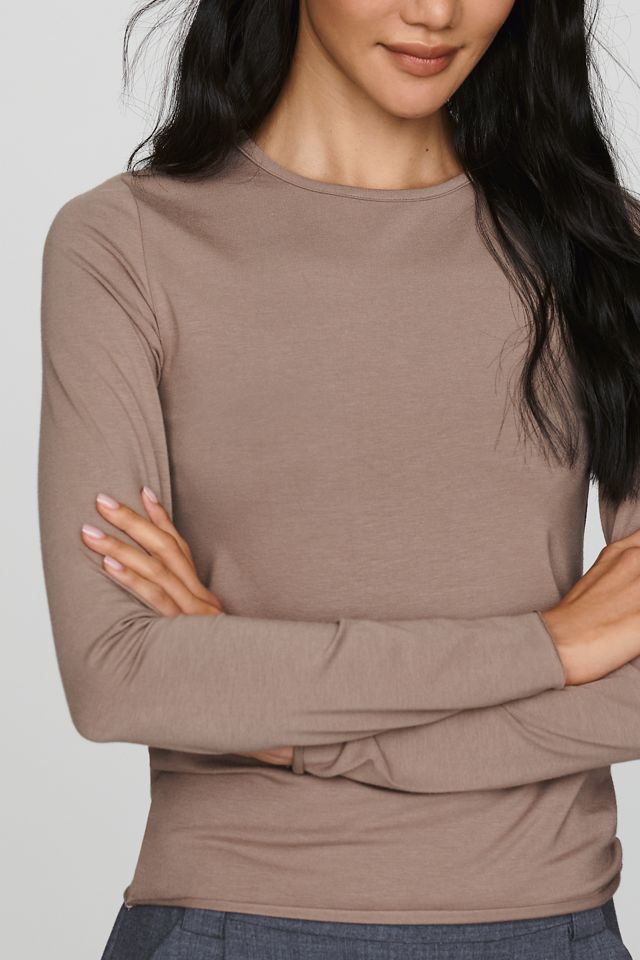 By Anthropologie Evan Cotton Modal Long Sleeve Tee #2