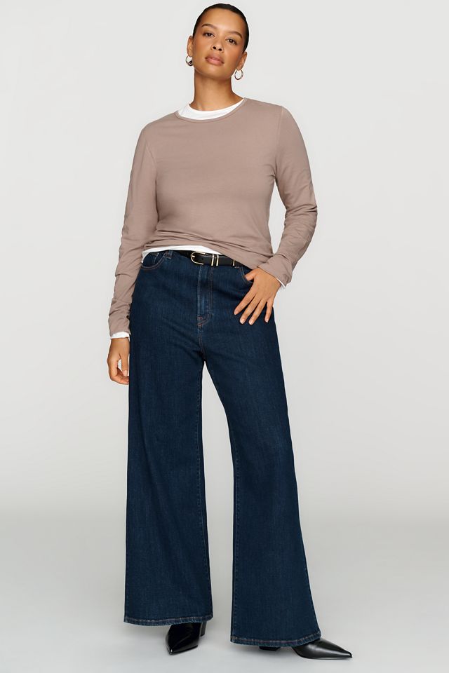 By Anthropologie Evan Cotton Modal Long Sleeve Tee #6