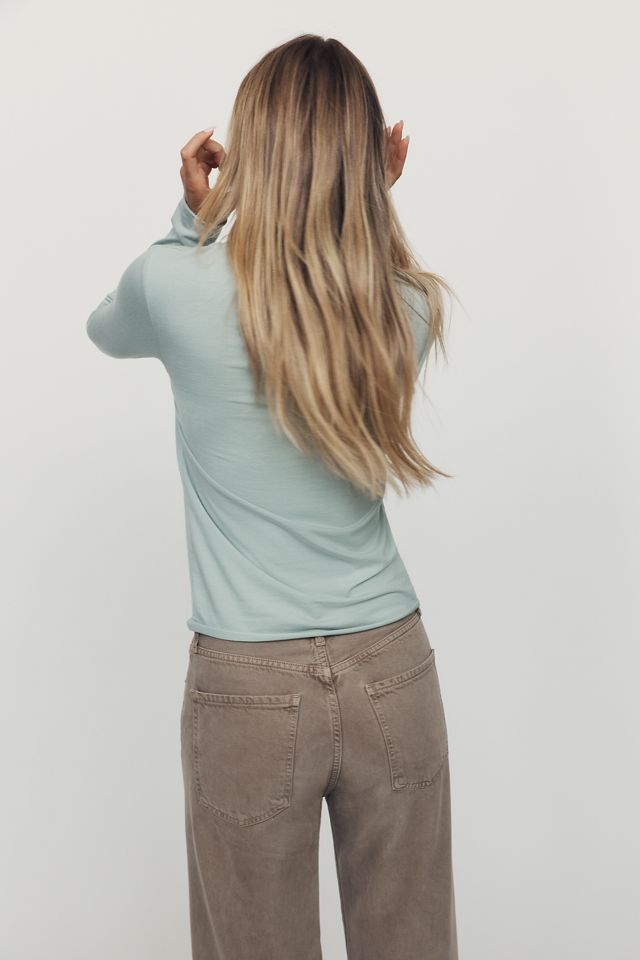 By Anthropologie Evan Cotton Modal Long Sleeve Tee #2