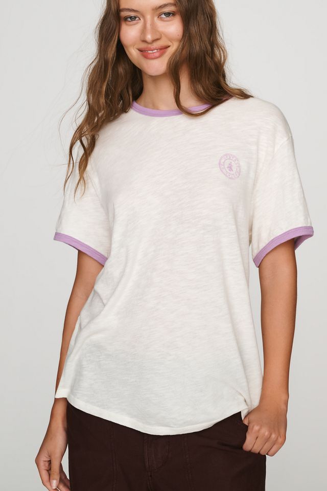 Camiseta Ringer Heritage de Postal de Algodón 100% Pilcro #1