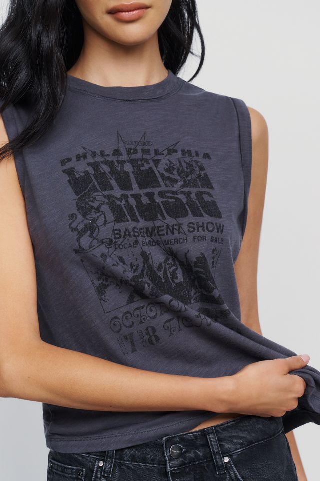 Pilcro Vinnie 100% Cotton Slub Graphic Muscle Tee #2