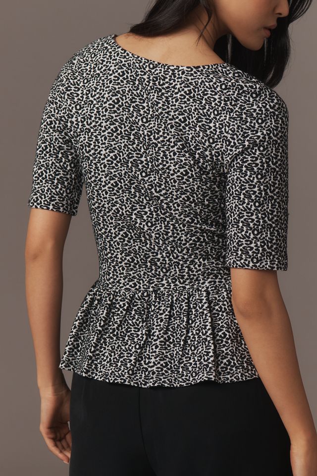 Maeve Peplum Scoop-Neck Tank #1