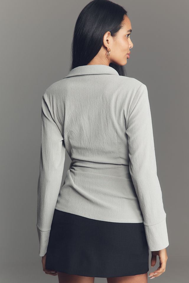 By Anthropologie Hardware Wrap Top #1