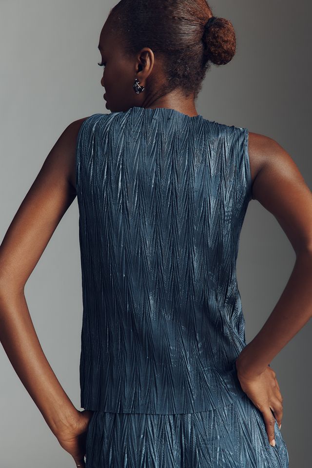 Maeve Textured Knit Tank Top #3