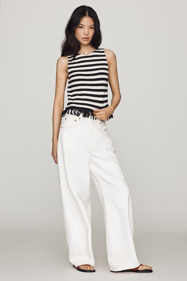 Maeve Fringe-Hem Tank #1