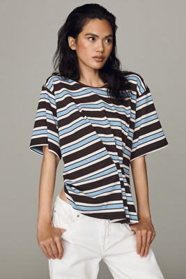 Pilcro Pleated Waist T-Shirt