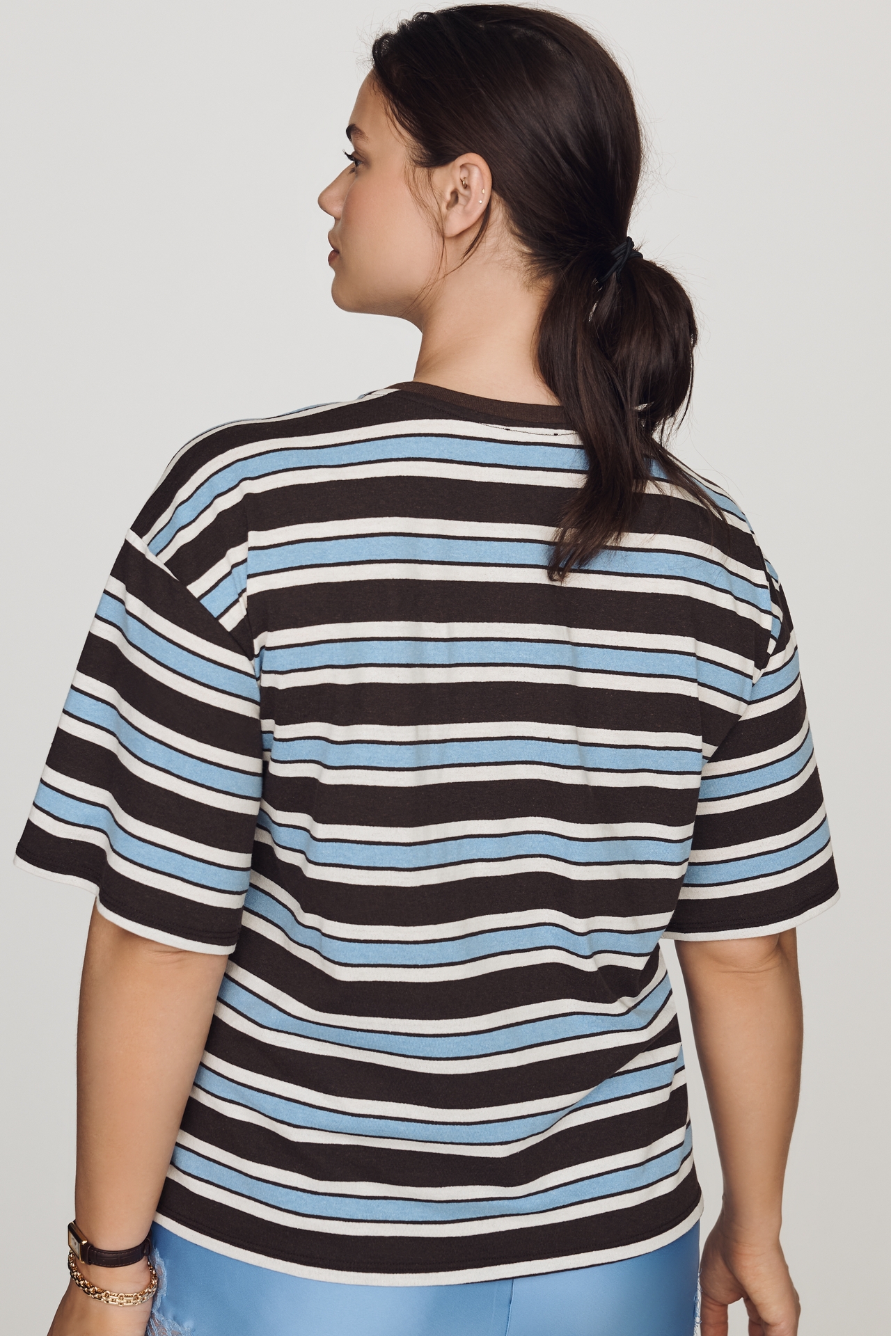 Pilcro Pleated Waist Tee