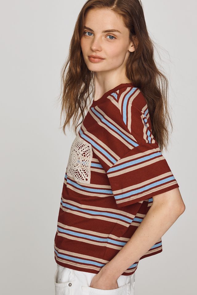 Pilcro Crochet Pocket Tee #2