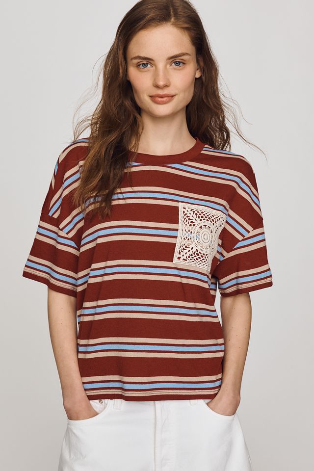 Pilcro Crochet Pocket Tee #1