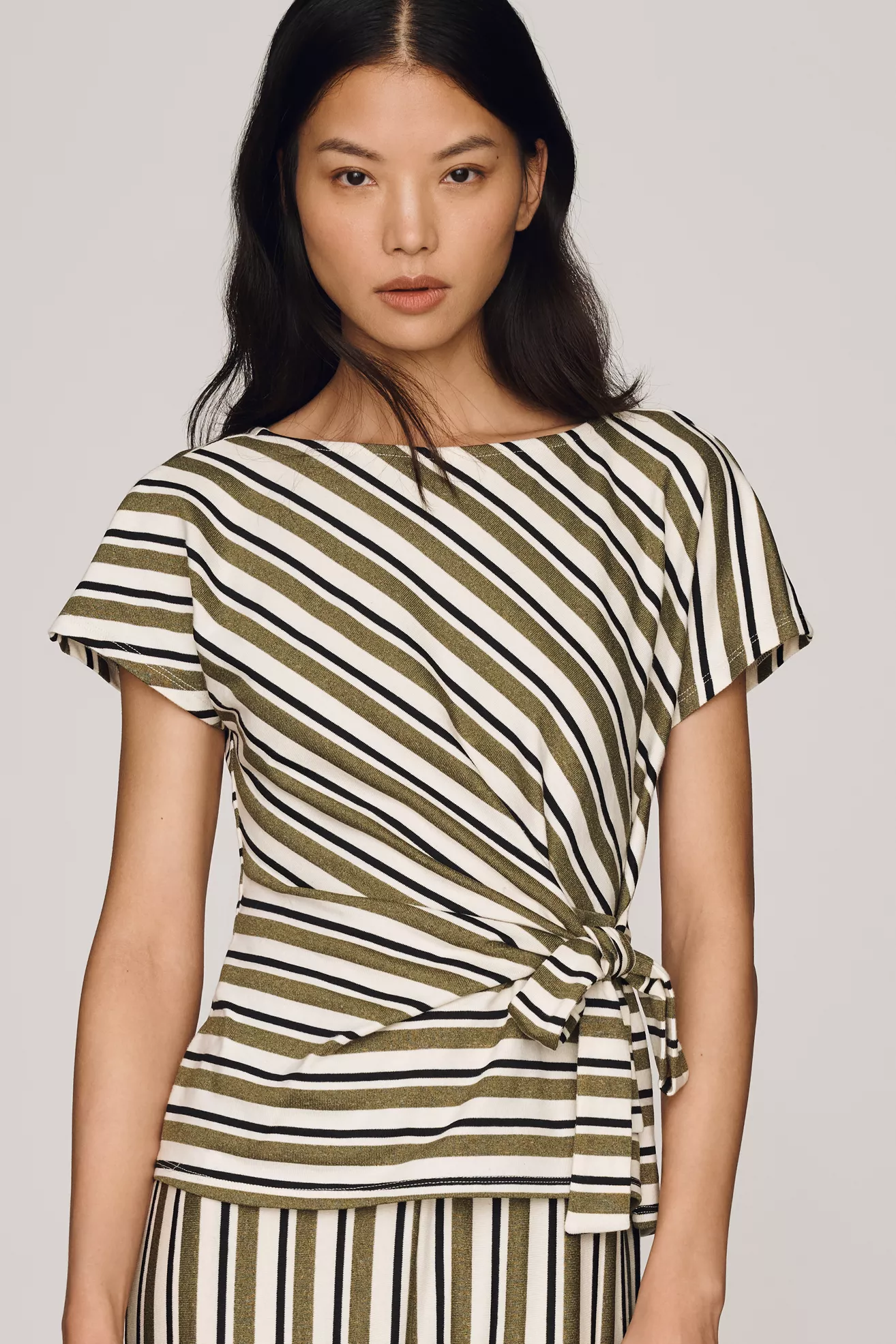 Maeve Waisted Wrap Top