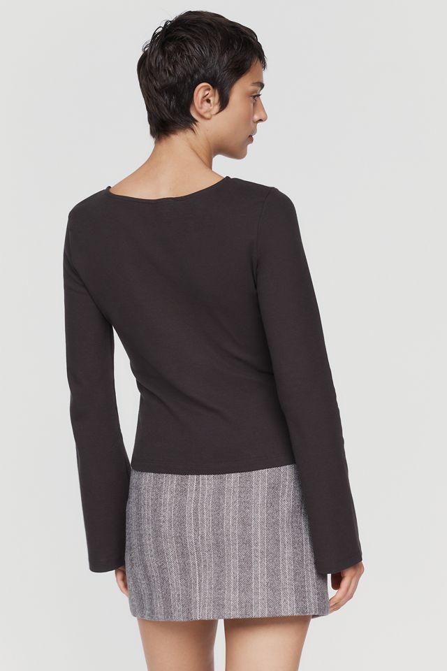 By Anthropologie Asymmetrical Button-Front Top  #2