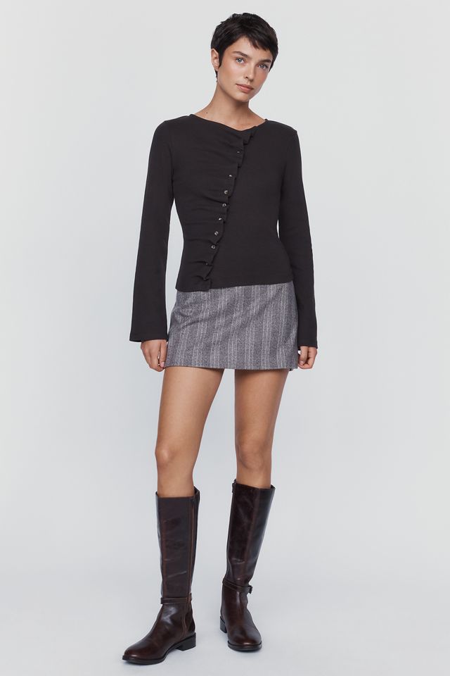 By Anthropologie Asymmetrical Button-Front Top  #3