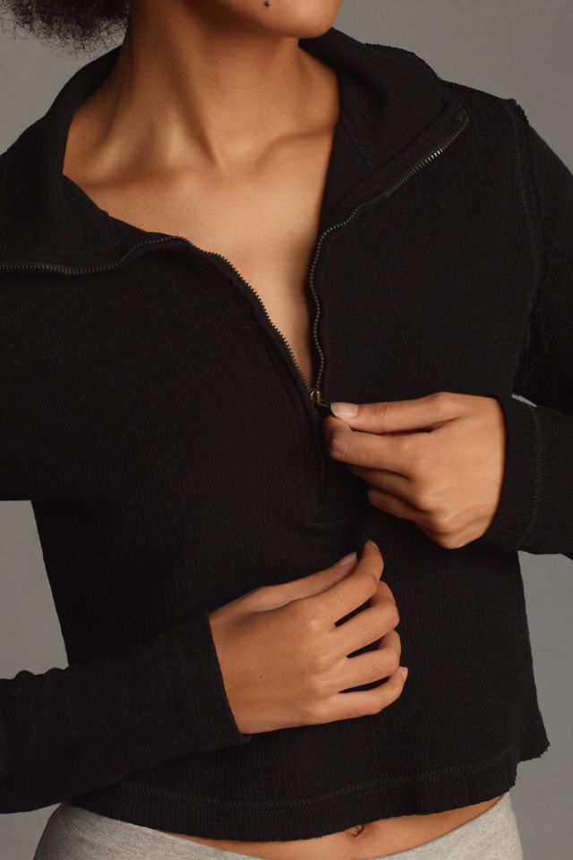 Pilcro Half-Zip Pullover Top #1