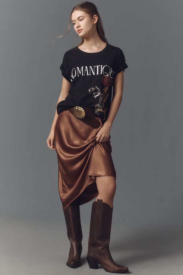 By Anthropologie Romantique Boyfriend Graphic Tee #2