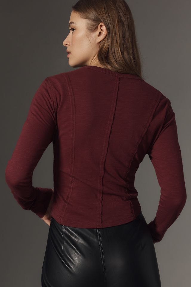 Pilcro Seamed Top #1
