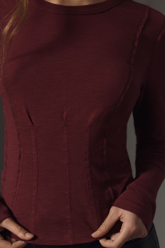 Pilcro Seamed Top #2