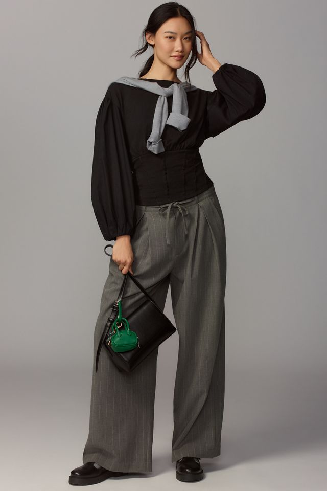 Top Corset de By Anthropologie con Mangas Abullonadas #2