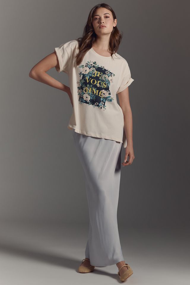 By Anthropologie Relaxed Graphic Tee #3