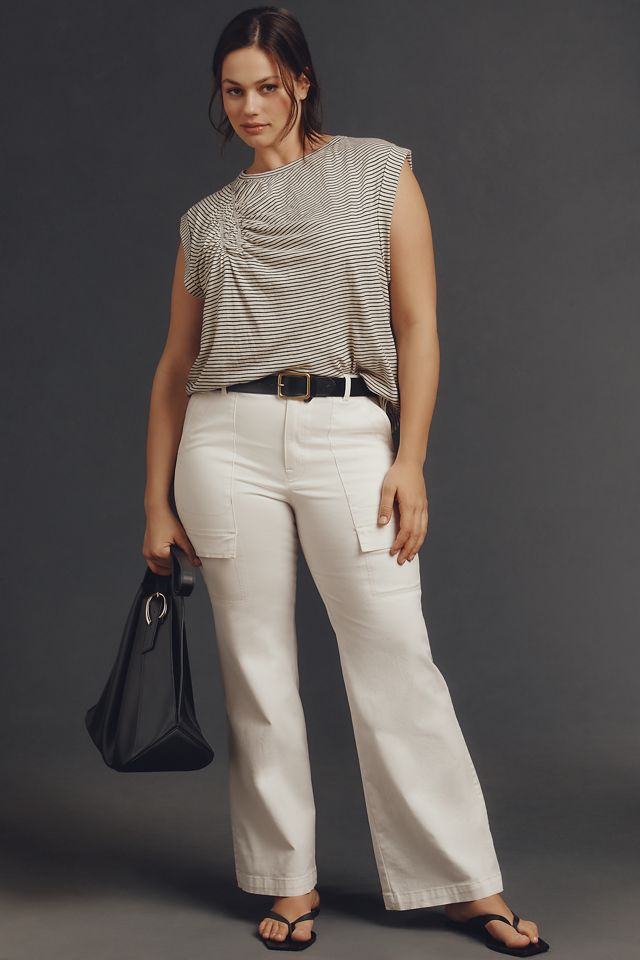Pilcro Ruched Muscle Tee #6