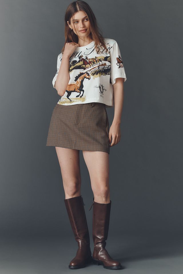 The Corey Short-Sleeve Boxy Tee by Maeve: Printed Souvenir Edition #3
