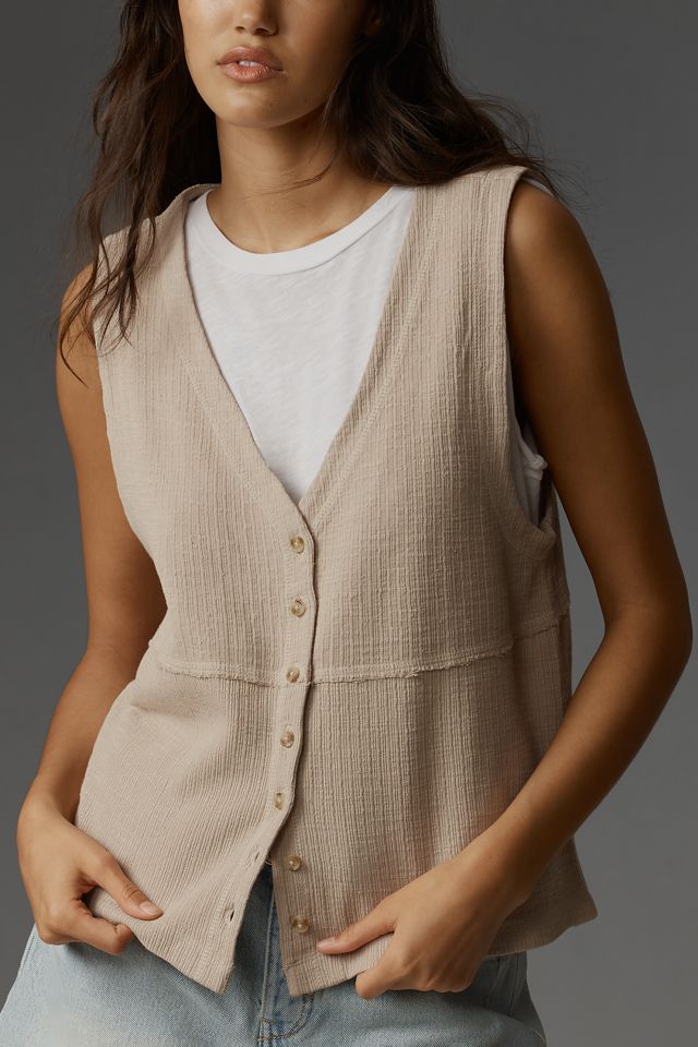 Pilcro Slouchy Knit Vest #2