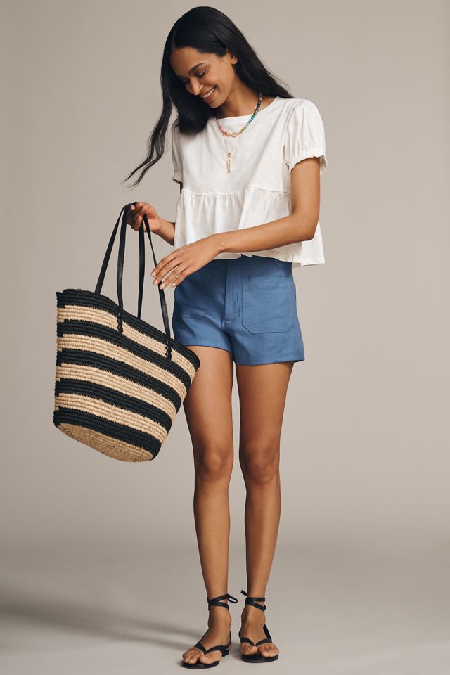 By Anthropologie Swingy Puff-Sleeve Tee #1