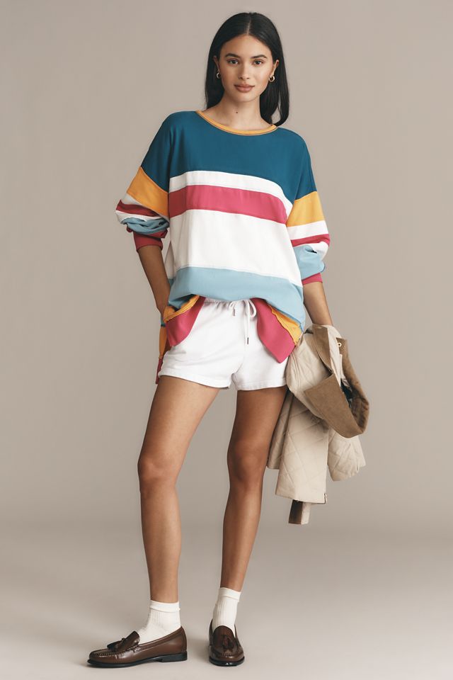 Pilcro Seamed Long-Sleeve Cotton Tee #2