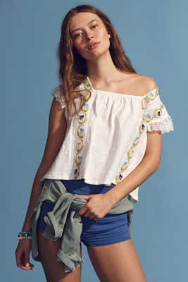 Cropped Swing Top