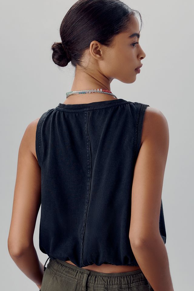 Pilcro V-Neck Bubble Muscle Tank #1