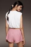 By Anthropologie Cropped Bubble-Hem Tank Top