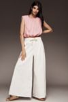 By Anthropologie Cropped Bubble-Hem Tank Top