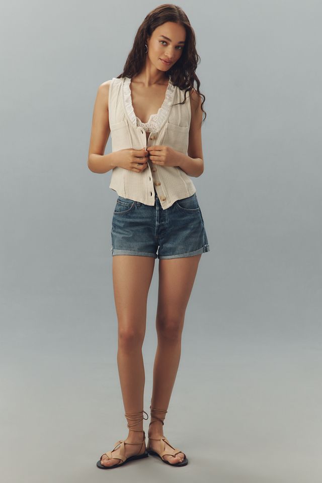 Pilcro V-Neck Button-Front Vest #3