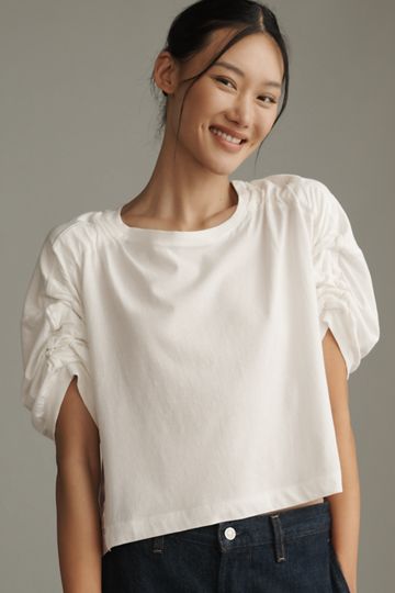 Maeve Heart Printed Sweater