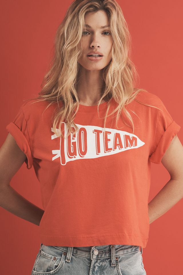 The Corey Short-Sleeve Game Day Boxy Tee by Maeve #1