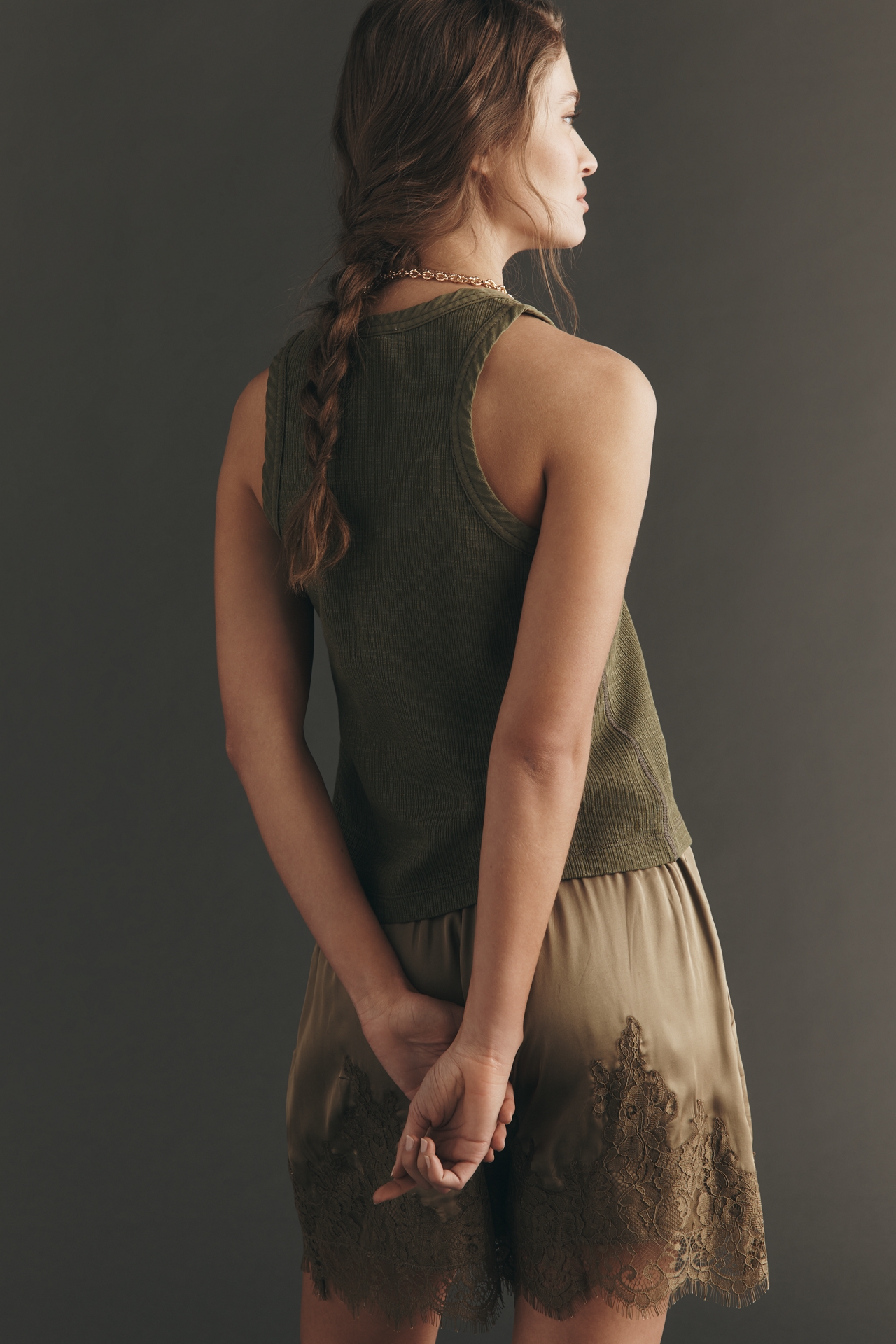 Pilcro Cotton Tank Top