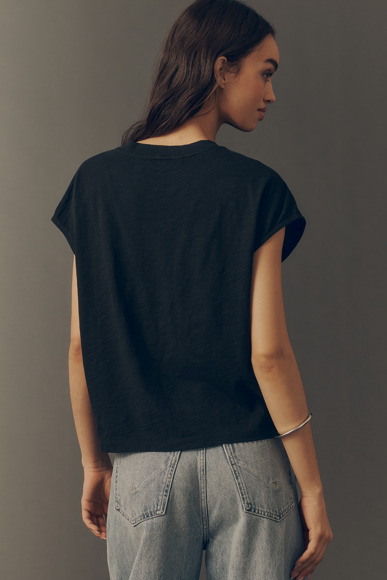 By Anthropologie Embroidered Topanga Tee