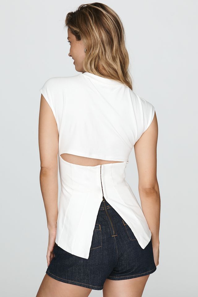 Pilcro Split-Back Tee #1