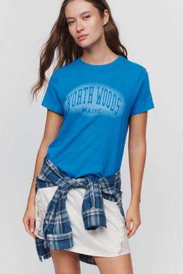 Pilcro 100% Cotton Bleached Graphic Tee