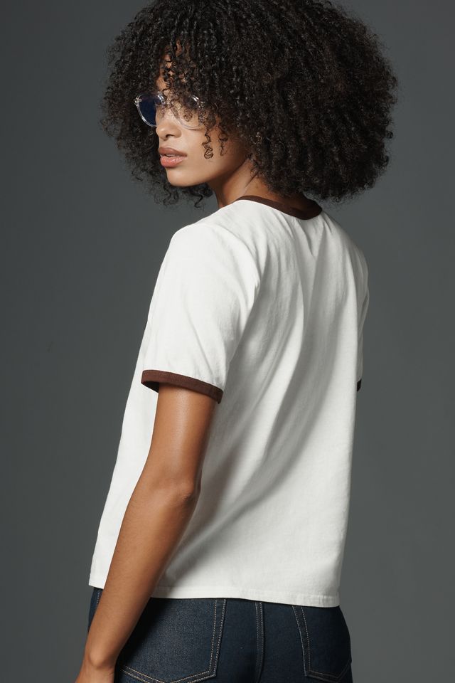 RAISONNEL Bonjour Graphic Ringer Tee #3