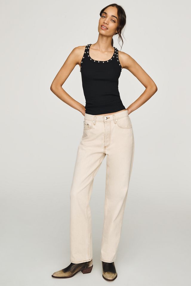 RAISONNEL 100% Cotton Studded Tank #3