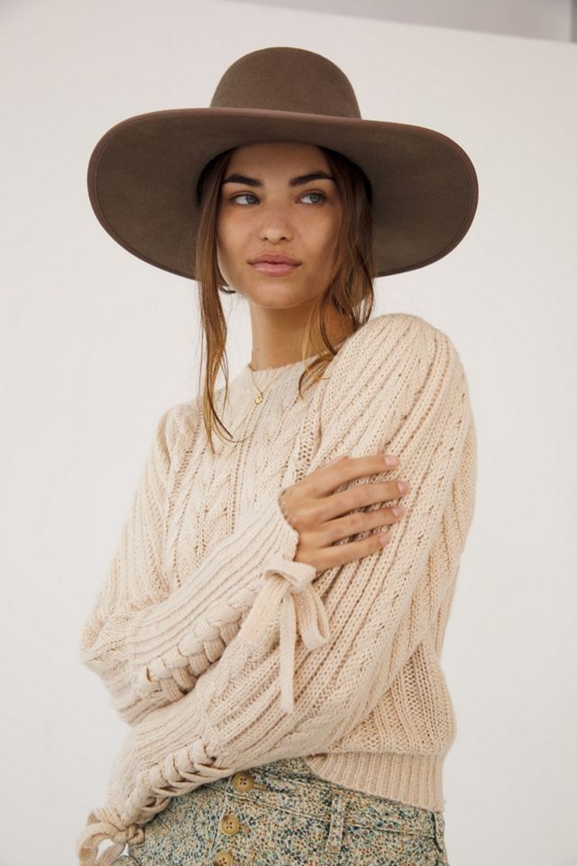 Carmen Cropped Cable-Knit Sweater #3