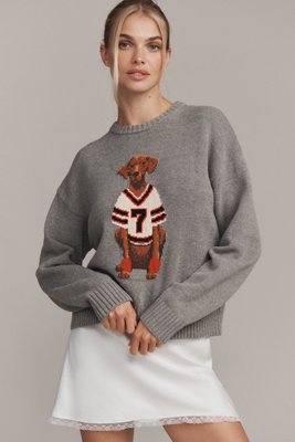 Porridge Jolene Pullover Sweater In Gray