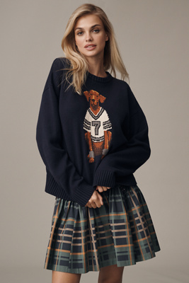 Porridge Jolene Pullover Sweater In Blue