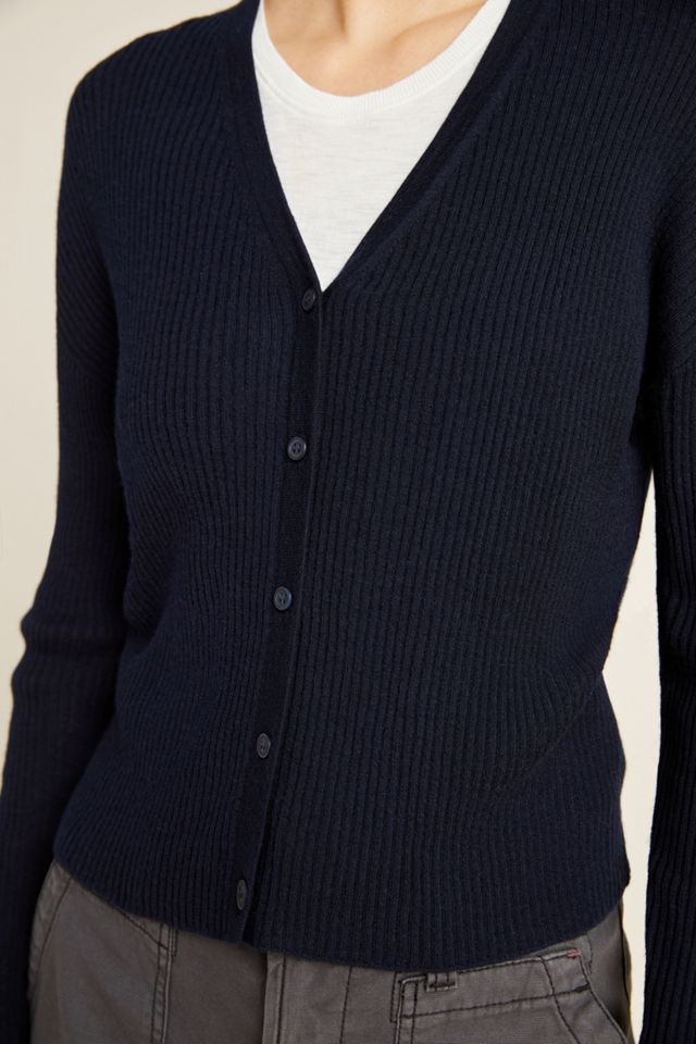 Stella Ribbed Cashmere Cardigan #2