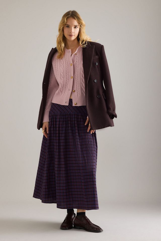 Cárdigan Barbour Elina de Punto de Cable de Lana-Cachemir #2